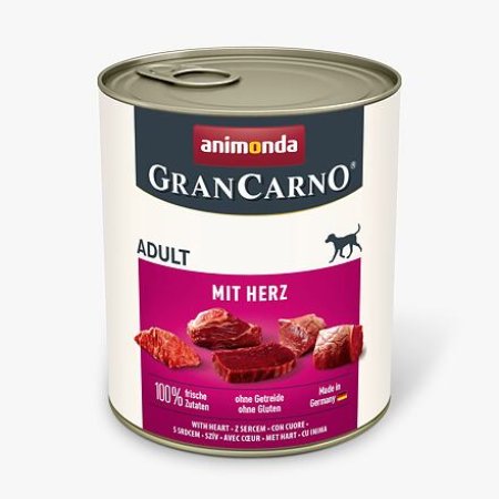 GRANCARNO Adult - hovädzie, srdce 800g