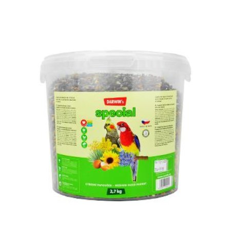 DARWINS stredný papagáj special 2,7 kg
