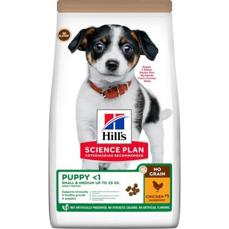 Hill’s Science Plan No Grain Puppy Food Chicken 2,5 kg (EXPIRÁCIA 05/2024)