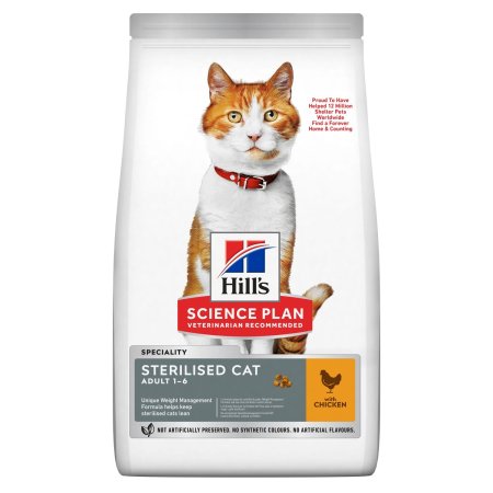 Hill’s Science Plan Feline Adult Sterilised Cat Chicken 3 kg (EXPIRÁCIA 05/2024)