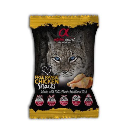 Alpha Spirit Cat Free Range Chicken Snacks 50 g