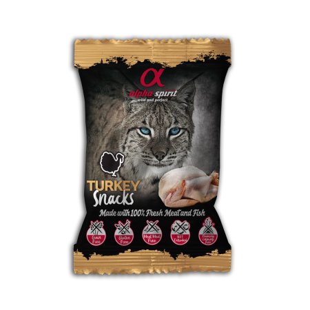 Alpha Spirit Cat Turkey Snacks 50 g