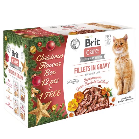 Brit Care Cat Christmas multipack 12+1 ZADARMO