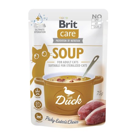 Brit Care Cat Soup with Duck 75g