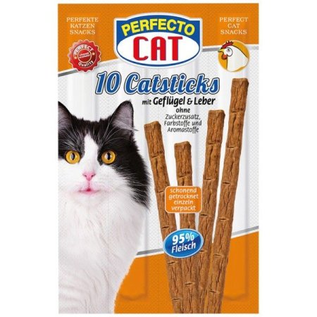 Perfecto Cat Mäsové tyčky pečeň & hydina 50g 10ks