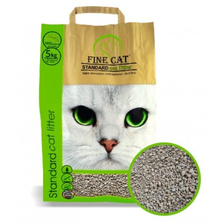 FINE CAT STANDARD cat litter hrudkujúca podstielka 5kg