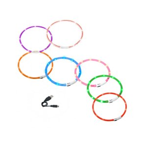 Visio Light svietiaci obojok 20-75cm Karlie oranžový