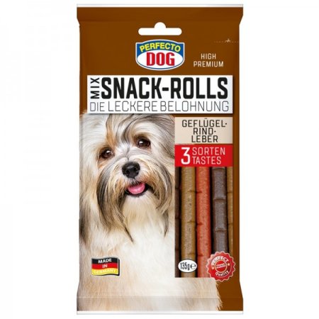 Perfecto Dog Tyčinky MIX kuracie + hovädzie + pečeň 15ks 135g