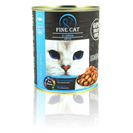 Fine Cat konzerva pre mačky s rybou 830g