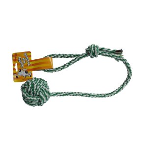 Bavlnená loptička na šnúre 50cm (22")