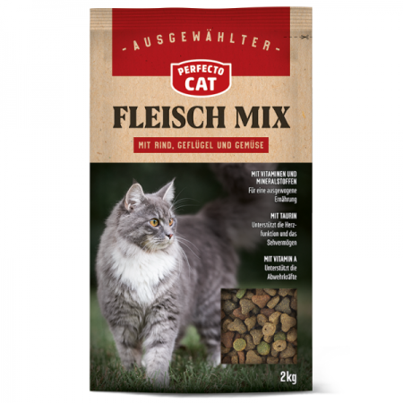 Perfecto Cat Granule mäsový mix hovädzie + hydinové 2kg