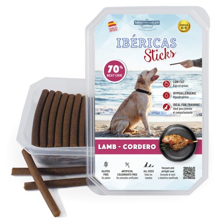 Pochúťka Ibéricas Sticks for Dog-Lamb 900g 75ks