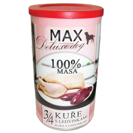 MAX deluxe 3/4 kurčaťa s ľadvinkami 1200g