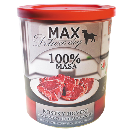 MAX deluxe kocky hovädzej svaloviny s chrupavkou 800g