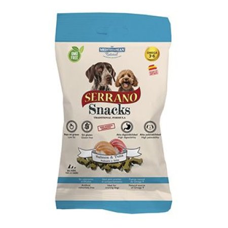 Serrano Snack for Dog-Salmon&Tuna 100g