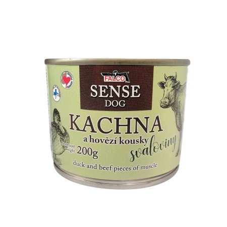 FALCO SENSE DOG kačica a hovädzie 200g