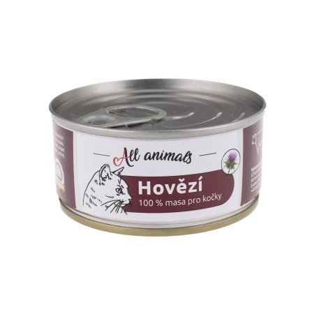 All Animals CAT hovädzie mleté mäso 100 g