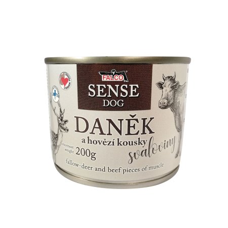 FALCO SENSE DOG daniel a hovädzie 200g