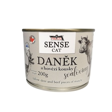 FALCO SENSE CAT daniel a hovädzie 200g