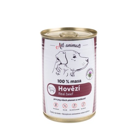 All Animals DOG hovädzie mleté 400g