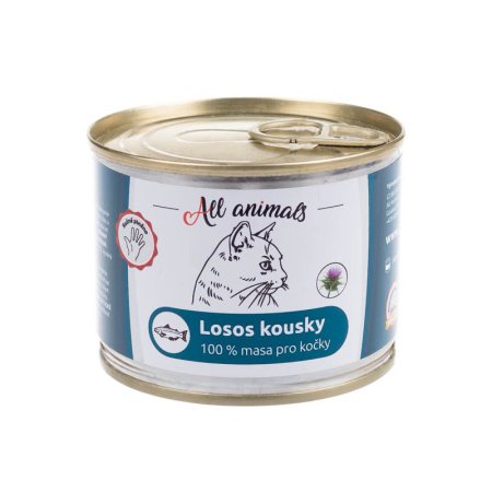 All Animals CAT losos kúsky 200g