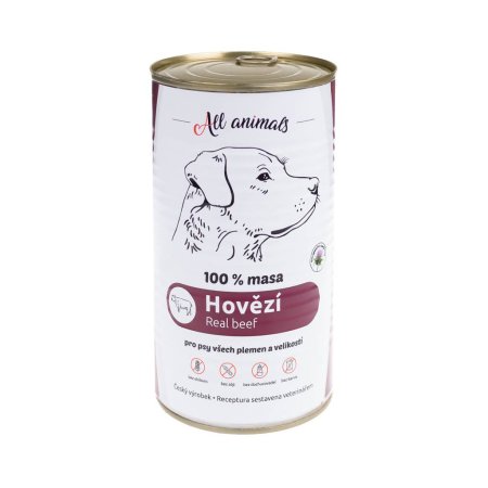 All Animals DOG hovädzie mleté 1200g