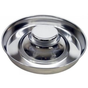 Nerezová miska šteňa - zvýšený stred pr. 37cm