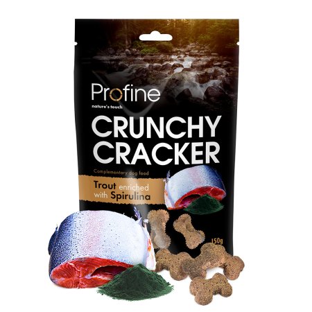 Profine Dog Crunchy Cracker Trout enrichovaný s Spirulina 150 g