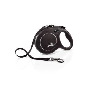 Vodítko Flexi Classic L 8m (max 50kg) opasok čierna