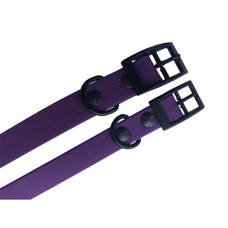 Obojok vodeodolný 40cm/16mm purpurový