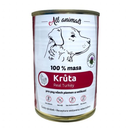 All Animals DOG morka mleté 400g