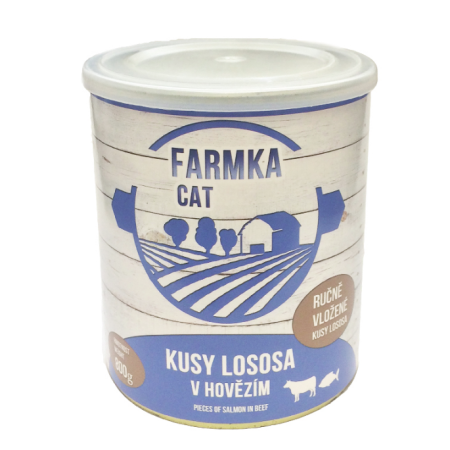 FARMKA CAT s lososom 800g