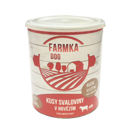 FARMKA DOG so svalovinou 800g