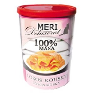 MERI CAT deluxe losos kúsky 400g