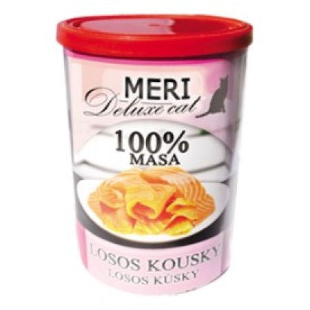 MERI CAT deluxe losos kúsky 400g