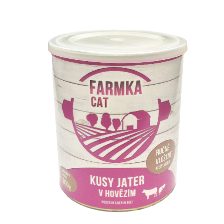 FARMKA CAT s pečeňou 800g