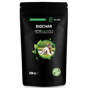 DR UHLI Biochar Aktívne uhlie pre zvieratá Prášok 250g