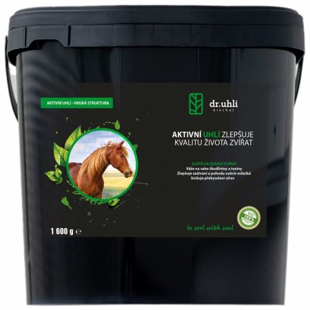 DR UHLI Biochar Hrubé aktívne uhlie pre veľké zvieratá 1600g