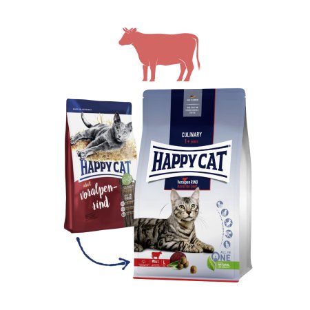 Happy Cat Culinary Voralpen-Rind / Hovädzie 300 g (EXPIRÁCIA 05/2024)