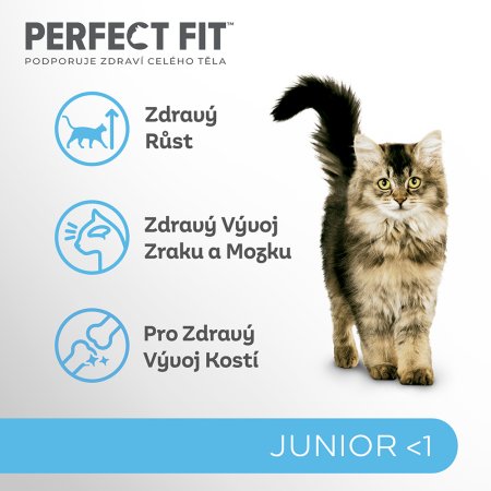 PERFECT FIT granule pre mačky Junior s kuracím 750 g