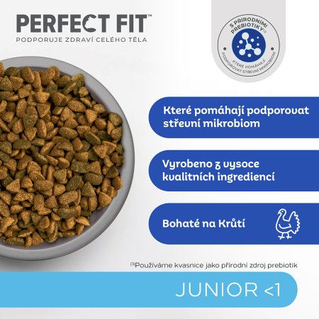 PERFECT FIT granule pre mačky Junior s kuracím 750 g