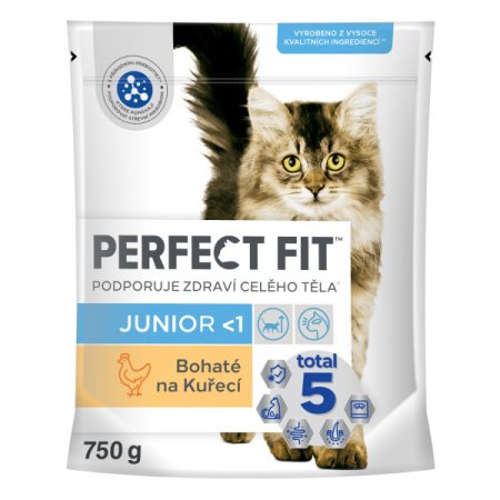 PERFECT FIT granule pre mačky Junior s kuracím 750 g