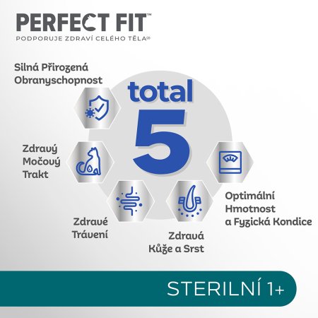 PERFECT FIT granule pre mačky Sterile s kuracím 1,4 kg