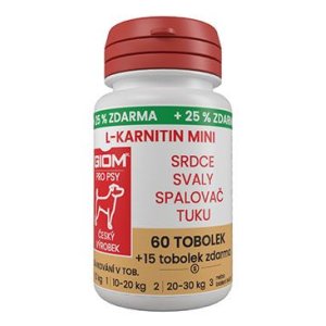 Giom S pes L-karnitín Aktív 60 MINI tbl+25% zadarmo