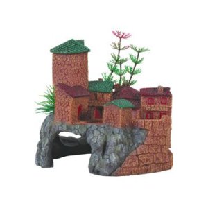 Akvarijné dekorácie MEDIEVAL Dedina M 10cm Zolux