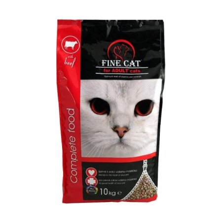 FINE CAT granule pre mačky s hovädzím 10kg