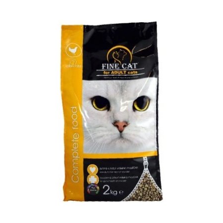 FINE CAT granule pre mačky s kuracím 2kg