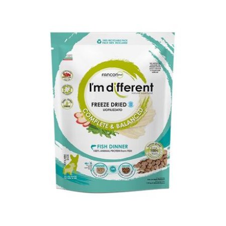 Aj’M DIFFERENT Fish DINNER, mrazom sušené raw krmivo s rybou, 397 g