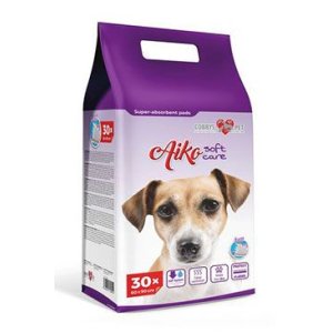 Podložka absorbčná pre psov Aiko Soft Care 60x90cm 30ks