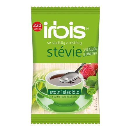 Vitar Irbis Stévia náhradné balenie 220 tabliet